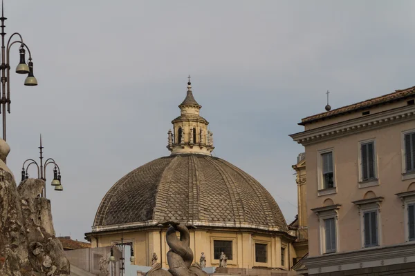 Roma 'daki Piazza del Popolo — Stok fotoğraf