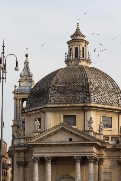 Piazza del Popolo στη Ρώμη — Φωτογραφία Αρχείου