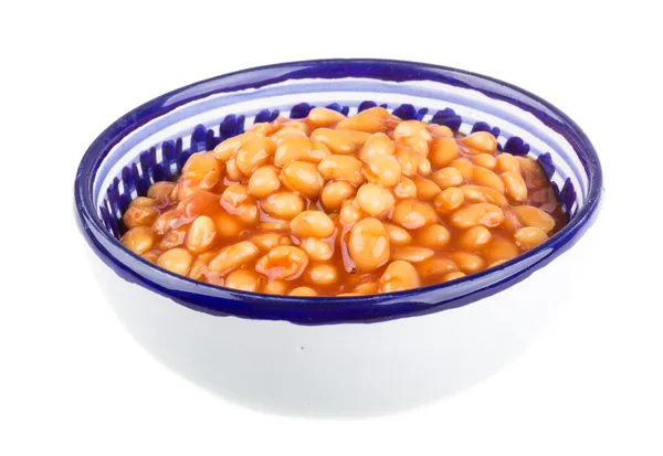 껍질 콩 접시에 shallots 토마토 소스에 절인 — 스톡 사진