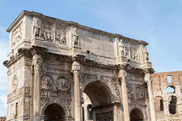 Oblouk constantine, Řím, Itálie — Stock fotografie