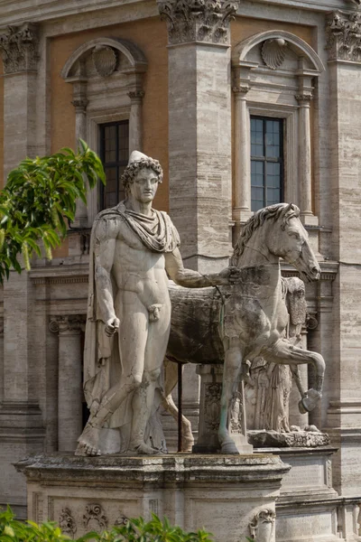 Campidoglio náměstí v Římě, Itálie — Stock fotografie