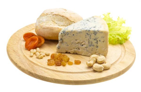 ブルー チーズのスライス — ストック写真