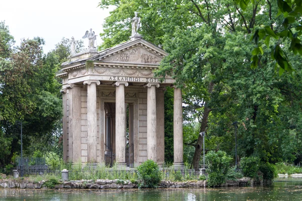 Villa borghese ogród, Rzym, Włochy — Zdjęcie stockowe