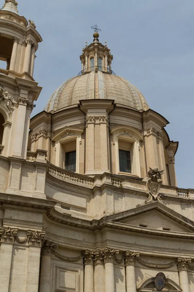 Svatý agnese v Janku v piazza navona, Řím, Itálie — Stock fotografie