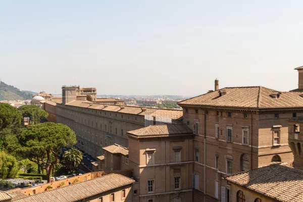 Edifícios no Vaticano, a Santa Sé dentro de Roma, Itália. Parte de S — Fotografia de Stock