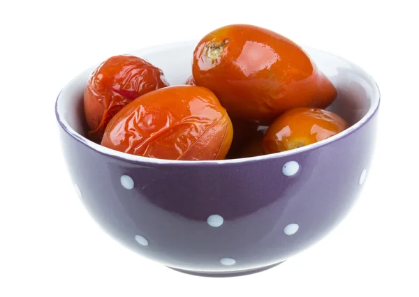 Tomates vermelhos em conserva — Fotografia de Stock