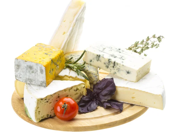 Variety Cheeses — Stock Photo, Image