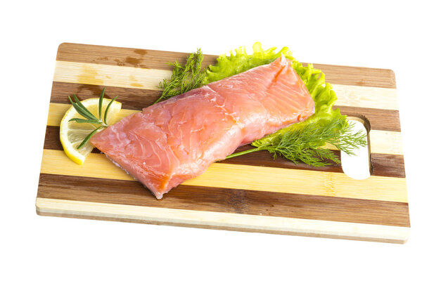 филе свежей форели
