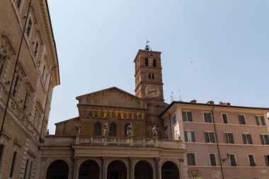 St maria trastevere, Roma, İtalya