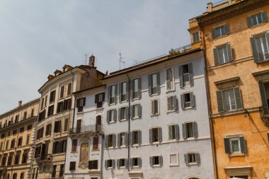 Roma, İtalya. eski şehrin tipik mimari detaylar