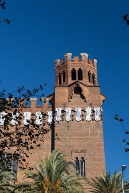 Barcelona ciudadela üç dragon castle domenech tarafından ben montaner bir
