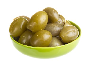 Beyaz arka plan üzerinde izole turşusu domates