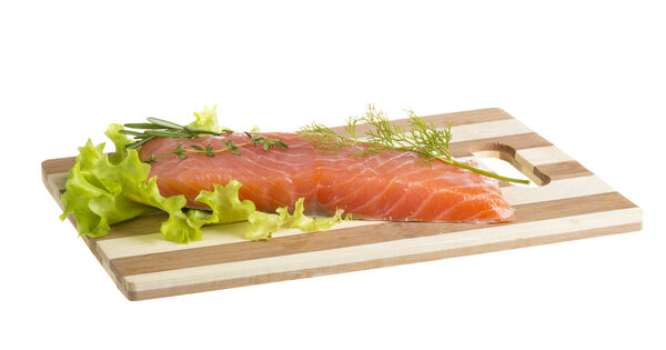 Филе лосося с гарниром
