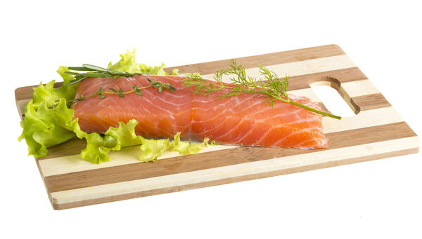 Филе лосося с гарниром
