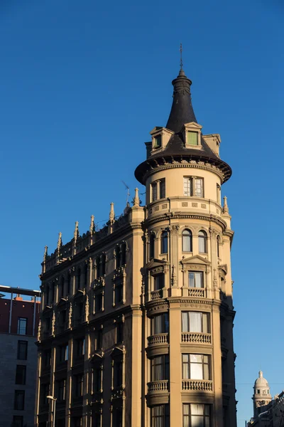 Fassaden von großem architektonischem Interesse in der Stadt — Stockfoto