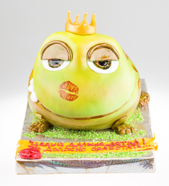 handmande cake shot in a closeup scene