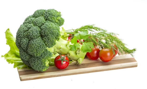 Brokoli and cherry tomato — Stock Photo, Image