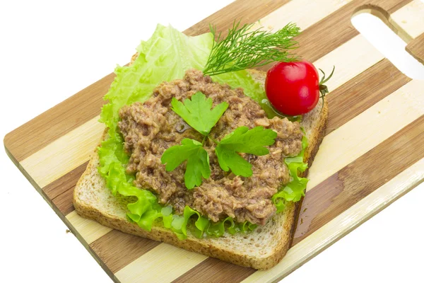 Sandwich met tonijn — Stockfoto