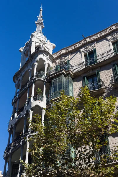 Fachadas de edifícios de grande interesse arquitetônico na cidade o — Fotografia de Stock