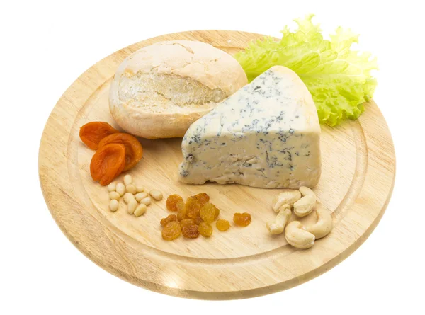 Slice of blue cheese — Stock Photo, Image