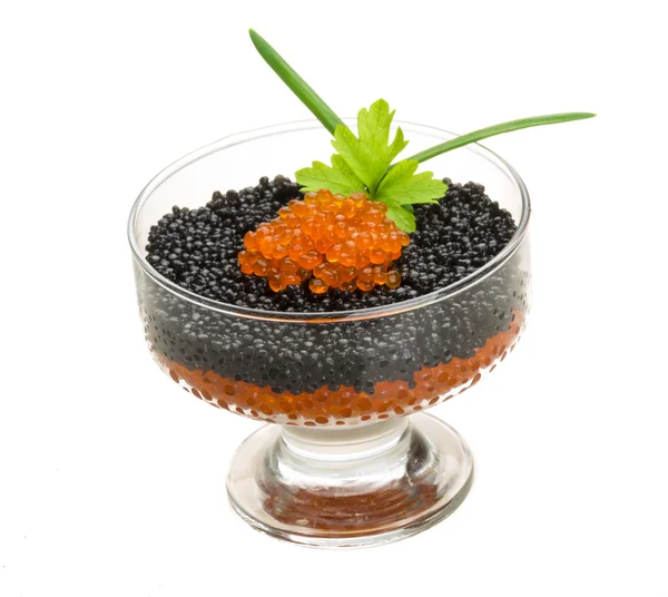 Rad y caviar negro —  Fotos de Stock