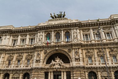 Roma, İtalya. eski şehrin tipik mimari detaylar