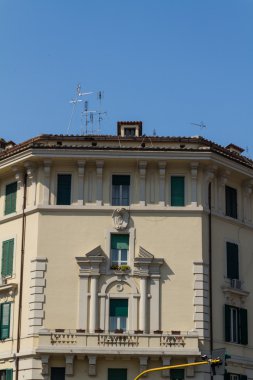 Roma, İtalya. eski şehrin tipik mimari detaylar