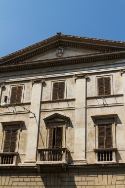 Roma, İtalya. eski şehrin tipik mimari detaylar