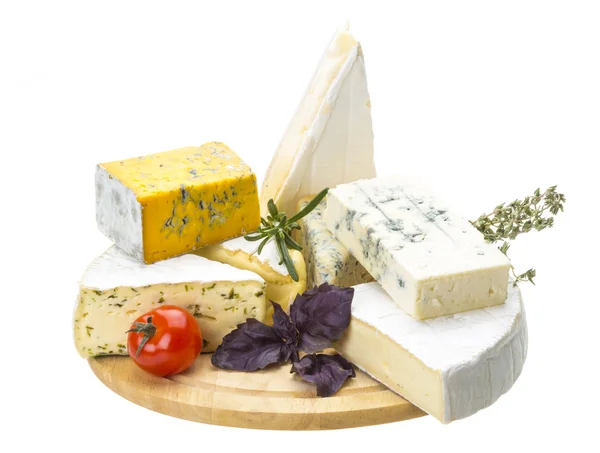 Variety Cheeses — Stock Photo, Image