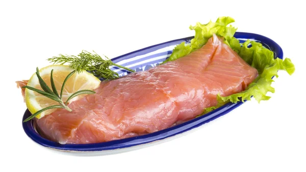 Fresh trout fillet — Stock Photo, Image