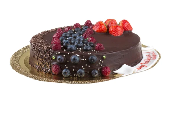 Tort de ciocolată mousse — Fotografie, imagine de stoc