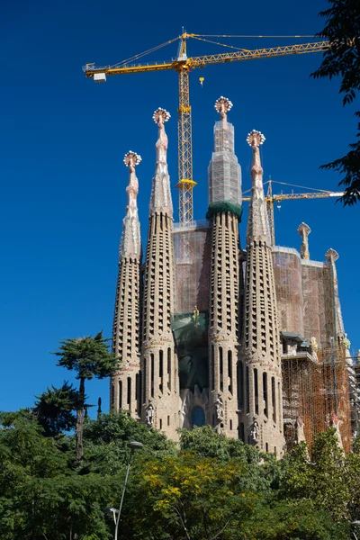 BARCELONE ESPAGNE - 28 OCTOBRE : La Sagrada Familia - la majesté — Photo