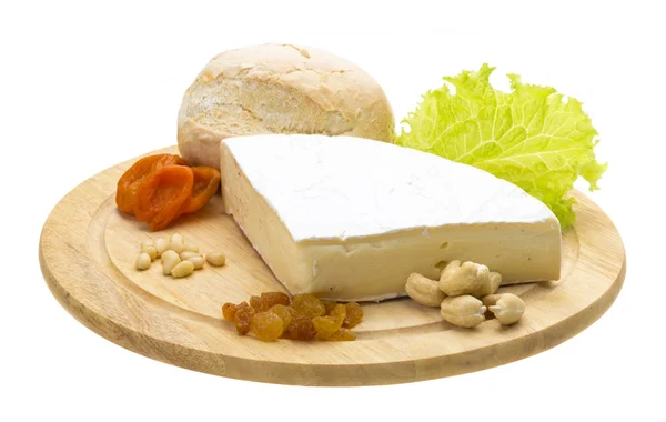 Pedaço de queijo Brie — Fotografia de Stock