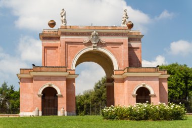 Roma, İtalya. eski şehrin tipik mimari detaylar