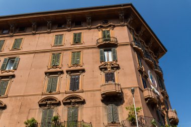 Roma, İtalya. eski şehrin tipik mimari detaylar