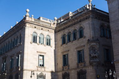 Şehir o büyük mimari ilgi binalar cephe