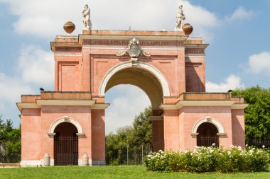 Roma, İtalya. eski şehrin tipik mimari detaylar
