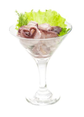 marine edilmiş ahtapot