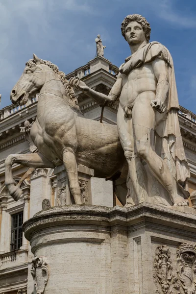 Campidoglio náměstí v Římě, Itálie — Stock fotografie