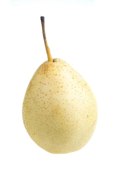 白い背景の上の新鮮な梨 — ストック写真
