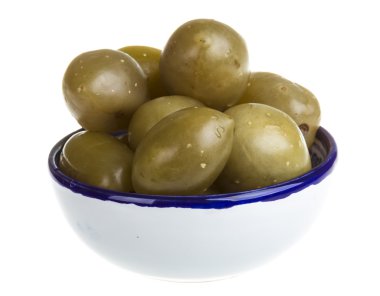 Beyaz arka plan üzerinde izole turşusu domates