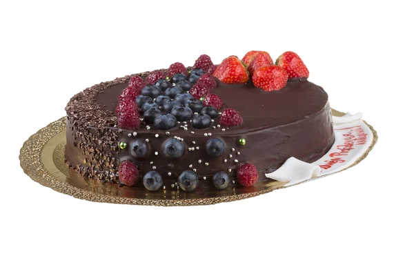 Chocolate mousse cake — Stock Photo, Image