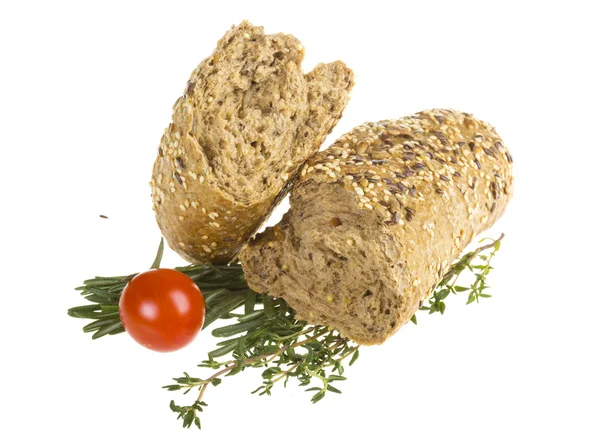 ขนมปังกับเมล็ด — ภาพถ่ายสต็อก