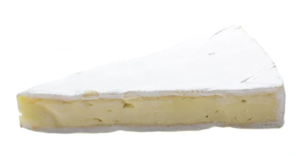 A piece of soft brie cheese Royalty Free Stock Images