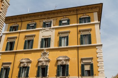 Roma, İtalya. eski şehrin tipik mimari detaylar