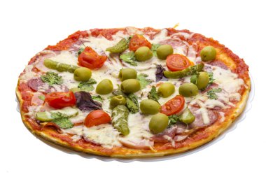 salamlı pizza