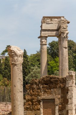 Harabeleri ile teatro di marcello, Roma - İtalya