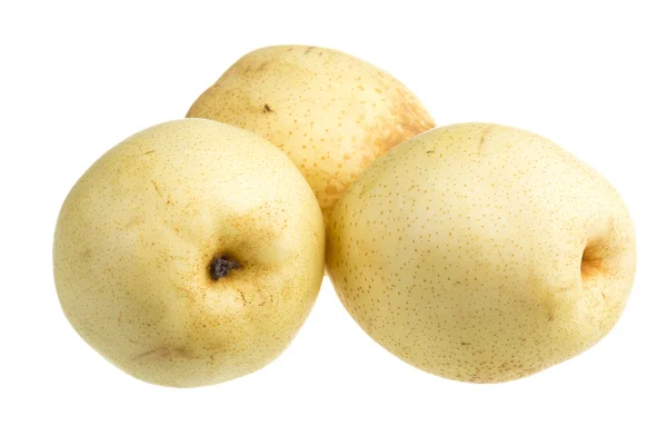 Fresh nashi pear on a white background — Stock Photo, Image