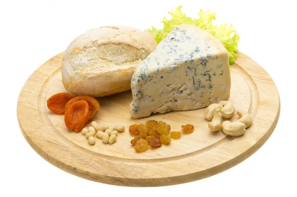 Slice of blue cheese — Stock Photo, Image