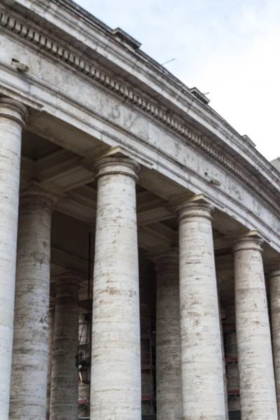 Edifícios no Vaticano, a Santa Sé dentro de Roma, Itália. Parte de S — Fotografia de Stock